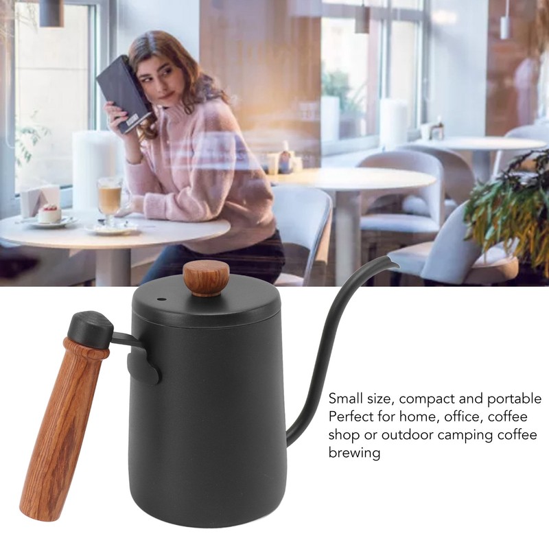 Pour Over Coffee Kettle with Gooseneck Spout Stainless Steel 20oz