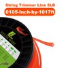 VIABRICO 105 Trimmer Line Square Weed Wacker String .105-Inch-by-1070-ft, Weed