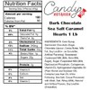 Candy Retailer Dark Chocolate Sea Salt Caramel Hearts 1 Lb