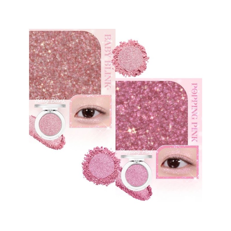 BANILA CO Hyper Holo Beam Eye Glitter 1.8g*2colors, Shade1#$%Shade2:Tingle-Tingle