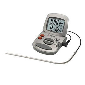 Taylor Precision Products - Termómetro digital con sonda y temporizador