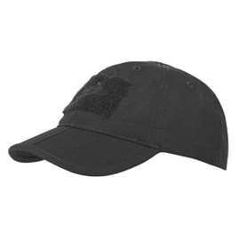 Helikon-Tex Headgear Baseball Folding Cap, Black, Free size