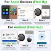 2026 Upgrade 4-Pack Smart Bluetooth Tracker – Android AirTag, Works
