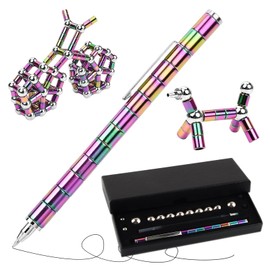HYran Magnetic Ballpoint Pen, Fidget Pen, Multifunctional Magnetic Pen, Magnetic Pen, Stylish Ballpoint Pen, Multifunctional Malleable Pen, Multifunctional Ballpoint Pen (S)