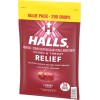 Lot of 2 x Halls Relief Menthol Cough Suppressant Throat