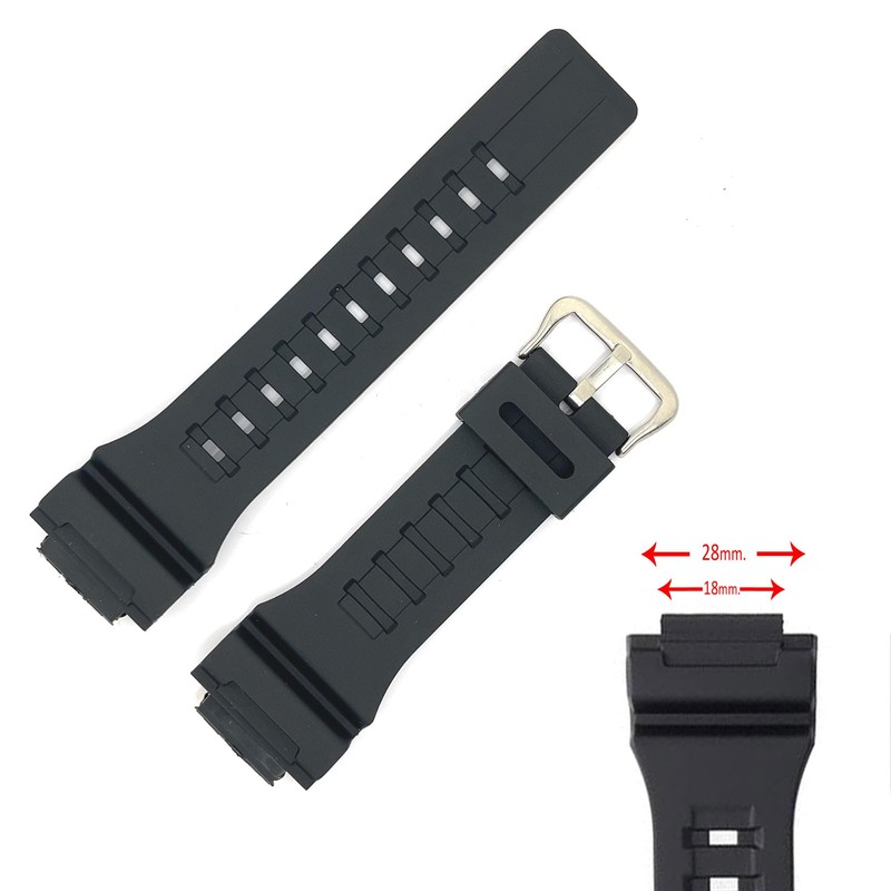 Watch Strap Compatible with Casio AEQ-110BW AQ-S810W W-735H W-736H HDC-700