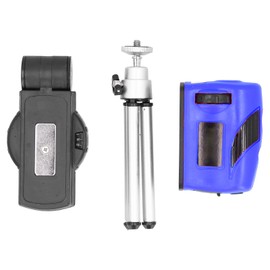 Red Beam Level Tool Durable ABS Convenient Practical Measurement Equipment with Base TripodBlue