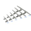 POFET 2pcs 100mm 316 Stainless Steel Heavy Duty Boat Hollow