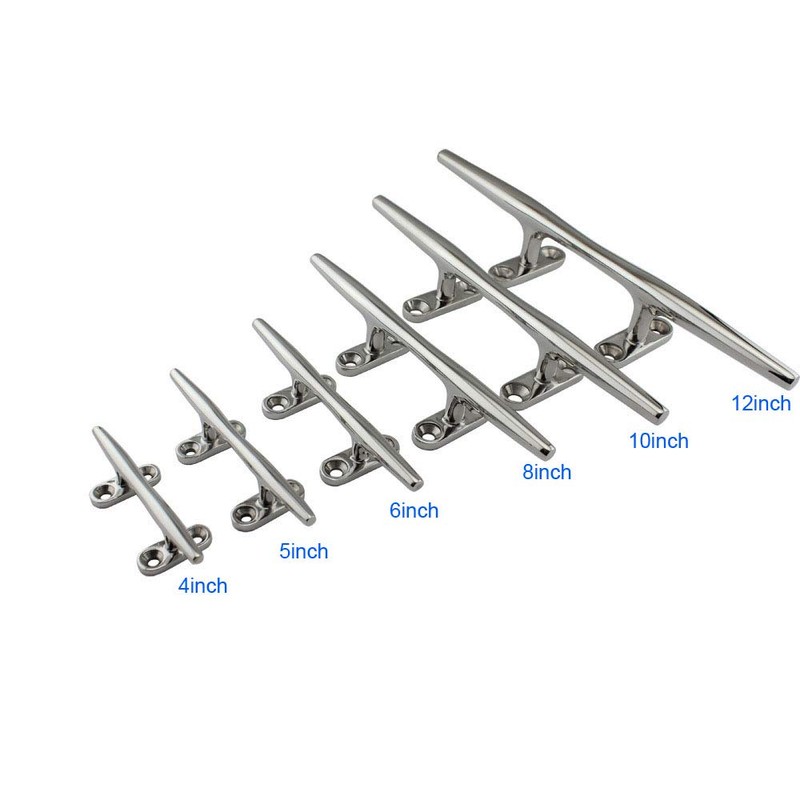 POFET 2pcs 100mm 316 Stainless Steel Heavy Duty Boat Hollow