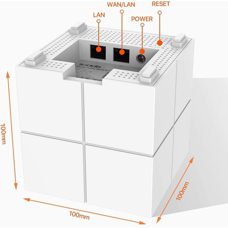 Tenda Nova MW6 Mesh WiFi System - AC1200 Whole Home