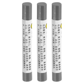 uxcell Furniture Repair Crayons, 3Pcs - Wood Wax Filler Stick, Furniture Markers Touch Up - for Scratches Holes Tables Desks Wooden Floors Cover Ups, High Grade Gray