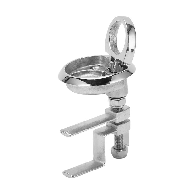 Stainless Steel Marine Deck Floor Lock Highly Polishing Yacht Boat