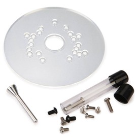 JASPER Unversal Router Base Plate for Trim Routers | Compact Routers Plate with Screws