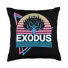 Exodus Gifts Exodus Burning Bush Christianity Retro Throw Pillow, 18x18,
