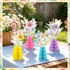 GANKTOWCOY 12 Pcs Wildflower Honeycomb Centerpieces Party Decorations