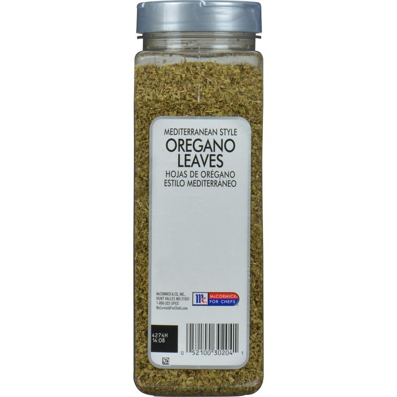 McCormick Culinary Mediterranean Style Oregano Leaves, 5 oz - One