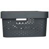 CURVER | Infinity Tray 11L, Charcoal Grey, 35.6 x 26.6