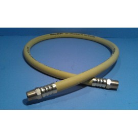 Goodyear USA 12' 3/8" 250 PSI Oil Resistant Rubber Air Hose Pigtail Whip 3/8 NPT