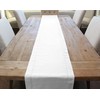 CleverDelights White Hemstitch Table Runner - 16" x 72" -
