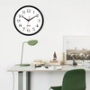 HIPPIH 2 Pack Silent Wall Clock, 10 Inch Non Ticking