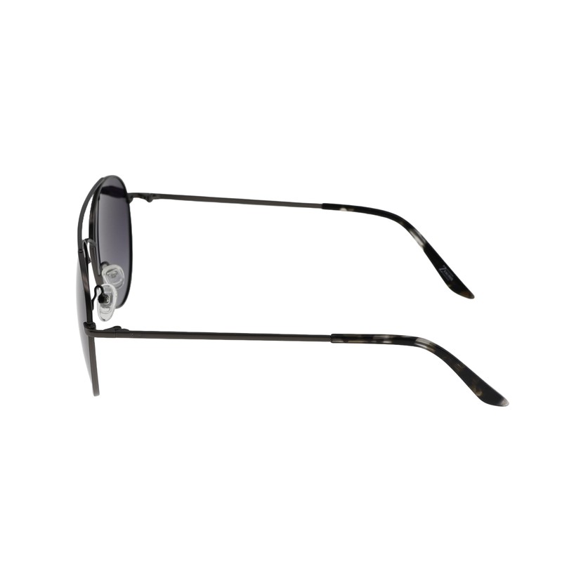 Zealous Ace Aviator Sunglasses (Black Frame with Black Gradient Lens)