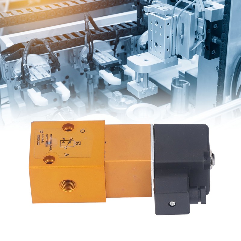 3 Way 2 Position Solenoid Valve G1/4in 8mm High Pressure