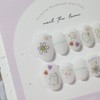 Daisy Dino Handmade Nail Tip - Long Stiletto / 데이지