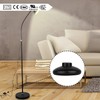 3Pcs Floor Foot Switch, Black Foot Pedal Lamp Switch, Round