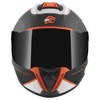 FC-Moto Hawk EVO-X Helmet, Matte Black/White/Orange, M