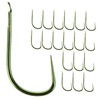BESPORTBLE 50pcs Barbless Fishing Hooks Fish Hooks for Competitive Fishing