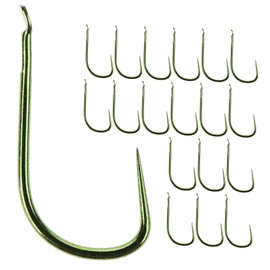 BESPORTBLE 50pcs Barbless Fishing Hooks Fish Hooks for Competitive Fishing for Anglers for Catching Fish