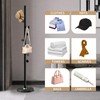 LOZABEE Modern Metal Coat Rack Stand with Natural Marble Base,