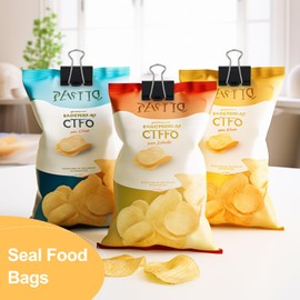 Coideal Medium Binder Paper Clips, 24 Pack 32mm Black Bull Metal Foldback Clip Clamps for Office