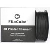 Black Tough Strong Professional PLA Filament, FilaCube HT-PLA+ High Temperature