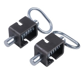 ZTUOAUMA 2X Universal Weld-On 5/8" Spring Latch Assembly B2598H with Plain Tube Compatible with Utility Trailer Gate Barn Door Heavy Duty Electroplating for Buyers Products