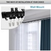 KOLAKO Curtain Track Accessories for Flexible Bendable Curved Curtain Track