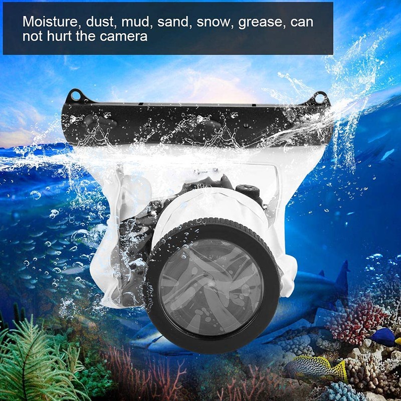 Sxhlseller Camera Waterproof Case Bag, Universal Underwater Dving Case Dry