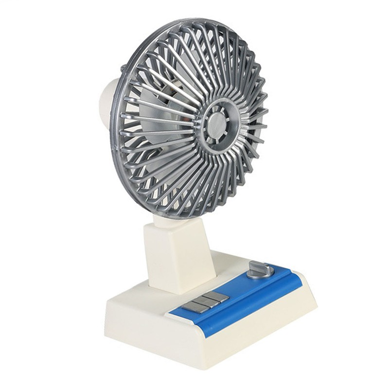 USB Desk Fan Retro Efficient Strong Wind Stepless Variable Speed