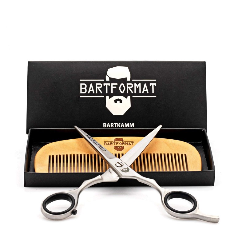 'Moustache Grooming Set Christmas Gift from Format – Beard Scissors
