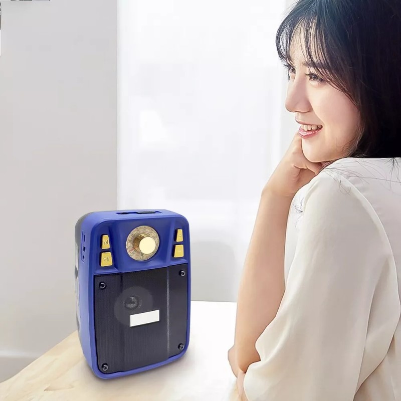 Maíz Bocina Inalambrica Bluetooth Radio Fm Recargable Usb