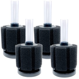 RedBeryl Sponge Filter Aquarium Submersible Filtration Device XY-180 XY-280 XY-380 Replacement Spare Aquatic Plant Single Sponge Filter (XY-180, 4 main units)