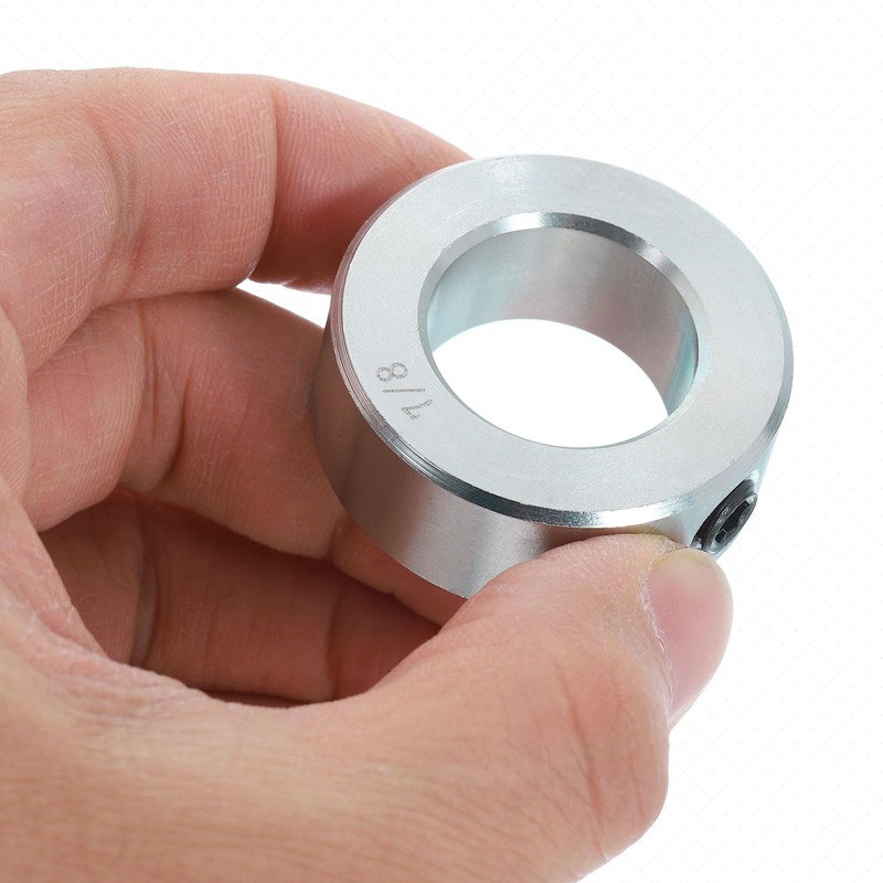 sourcing map 2pcs Set Screw Collars 7/8" Bore Carbon Steel