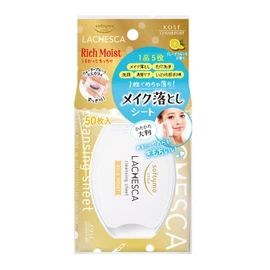 Softimo Lachesca Cleansing Sheet, Rich Moist Makeup Removal, 50 Sheets, Pore Cleansing, Face Cleansing, Exfoliating Care, Moisturizing Toner Effect
