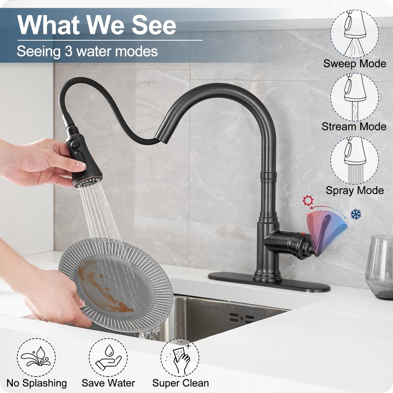 HOIGY Oil Rubbed Bronze Bar Sink Faucet Single Hole or