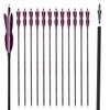LWANO 31" Carbon Hunting Arrows Archery Target Practice Arrows with