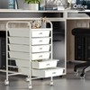 Storage Cart, Rolling Utility Cart with 6 Drawers, Multipurpose Storage