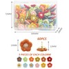 Pack of 60 Flower Push Pins, Flower Thumb Nails, Decorative
