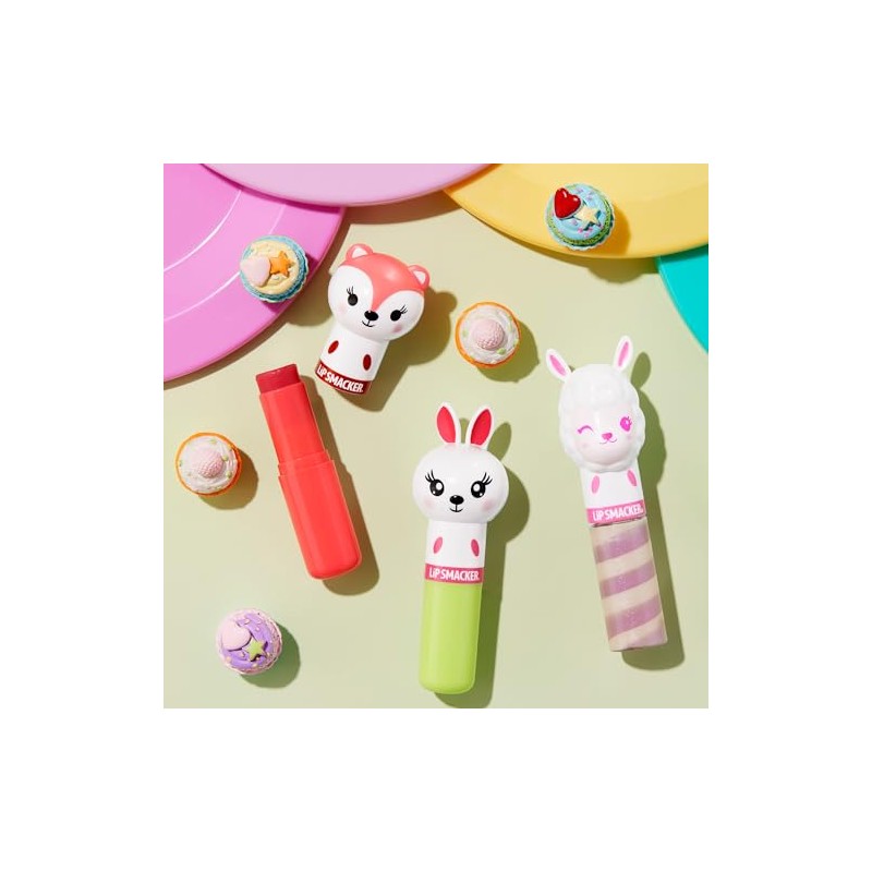 Lip Smacker Lippy Pals 3 Pack Lip Kit- Unicorn/Panda/Kitten Foxy