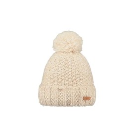 Barts Aitane Bobble Beanie Winter Hat, cream