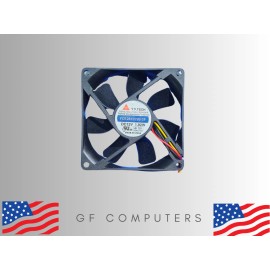 GF Computers 80mm Quiet Fan – Near Noctua Silence AI-Tuned Cooling for GPU, PC, or Server
